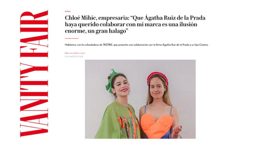 Chloé Mihic, cofundadora de TRIZTRIZ, habla sobre su trayectoria y la colaboración con Ágatha Ruiz de la Prada
