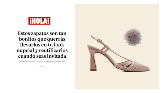 Estos zapatos son tan bonitos que querrás llevarlos en tu look nupcial y reutilizarlos cuando seas invitada