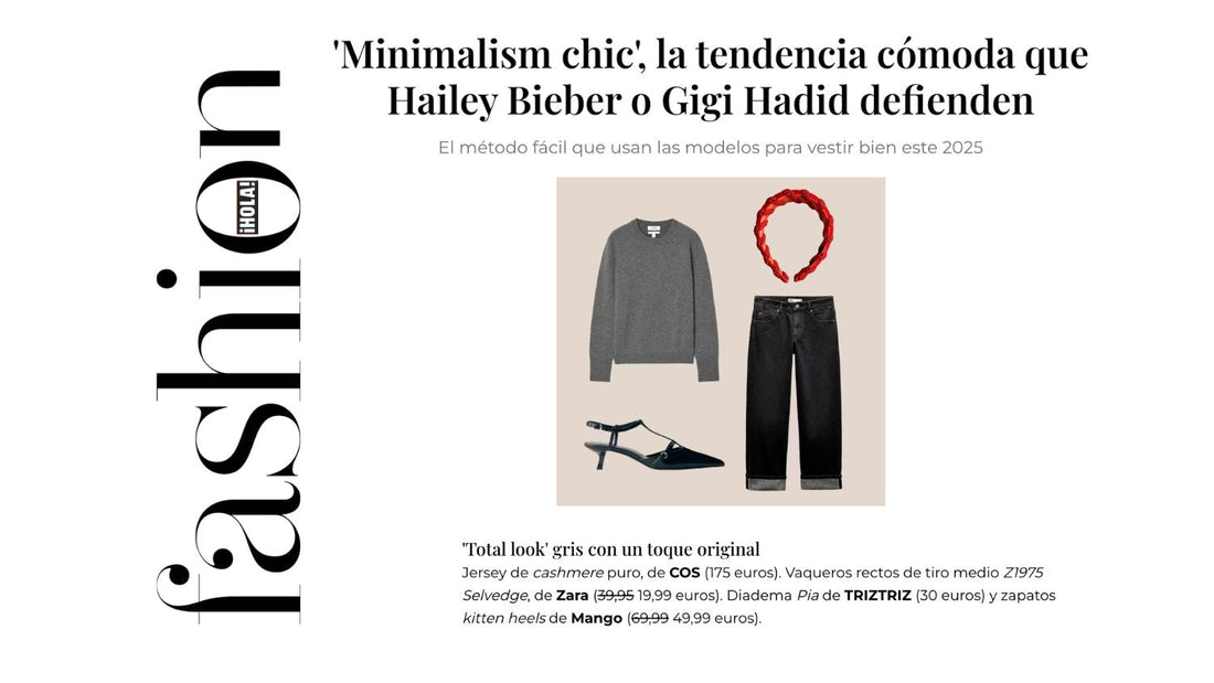 'Minimalism chic', la tendencia cómoda que Hailey Bieber o Gigi Hadid defienden