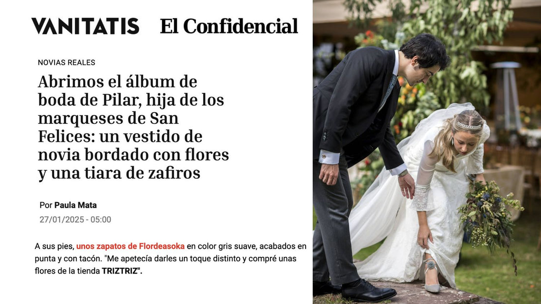 Pilar, hija de los marqueses de San Felices, confía en TRIZTRIZ para su boda